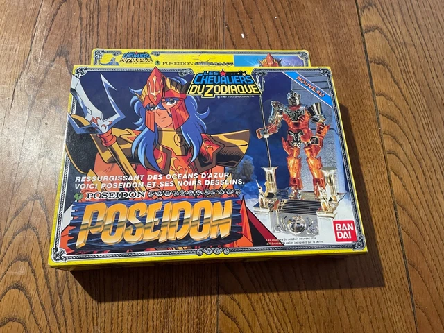 Figurine Bandai Saint Seiya Poséidon 1988 – Collection Chevaliers Du Zodiaque (incomplète)
