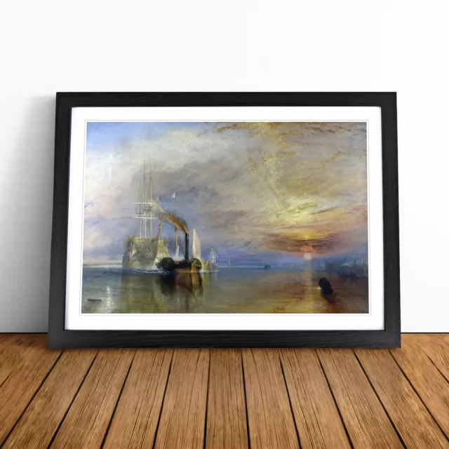 The Fighting Temeraire By Joseph Mallord William Turner Wall Art Print Framed
