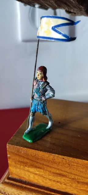 Fischer/Jeanne d'Arc/ 54mm no 90mm clairet britains Starlux Ahoana Elastolin