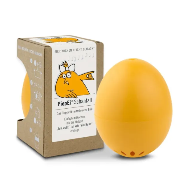 Brainstream PiepEi Schantall - Für mittelweich Eier Eieruhr zum Mitkochen