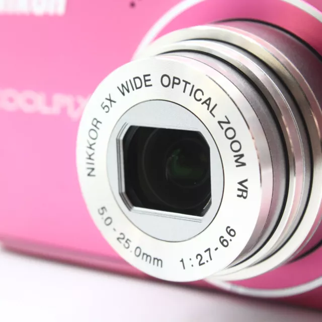 Nikon CoolPix S5100 12,1Mp Digital Camera Y2K Pink N°43028955 - Bon état !! 3