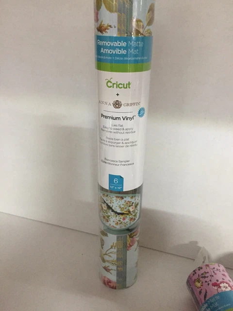 New Cricut Premium Removable Vinyl, Anna Griffin Francesca Sampler