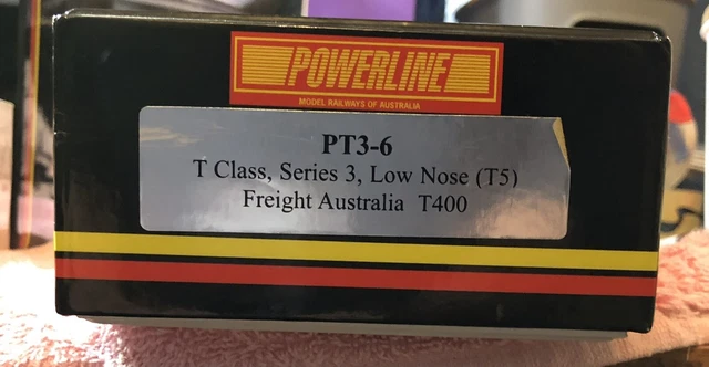 HO Scale Powerline PT3-6/ T400. NIB. Model Train. Inc Postage. Freight Australia