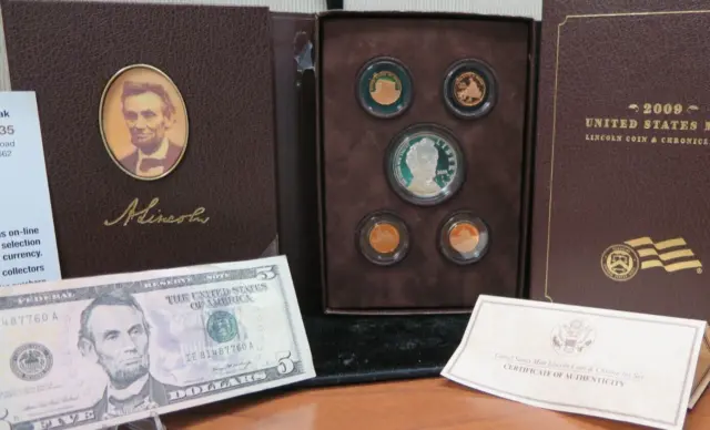 2009 U.S. Mint, Lincoln, Coin and Chronicles Set, Store# 12647