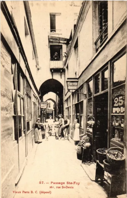 CPA PARIS (2nd) 261, Rue St-Denis. Passage Ste-Foy (538210)