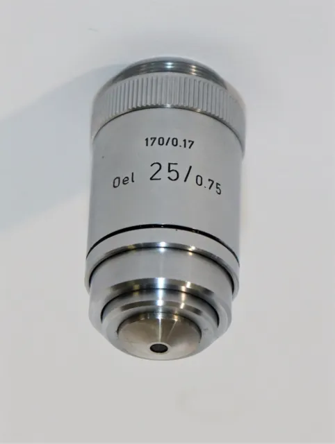 Leitz Microscope 25X oil immersion Microscope Objective