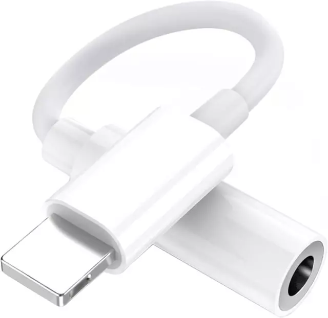 Audio AUX Adapter Für iPhone 14 13 12 11 X auf Klinke Kopfhörer Musik Kabel DE