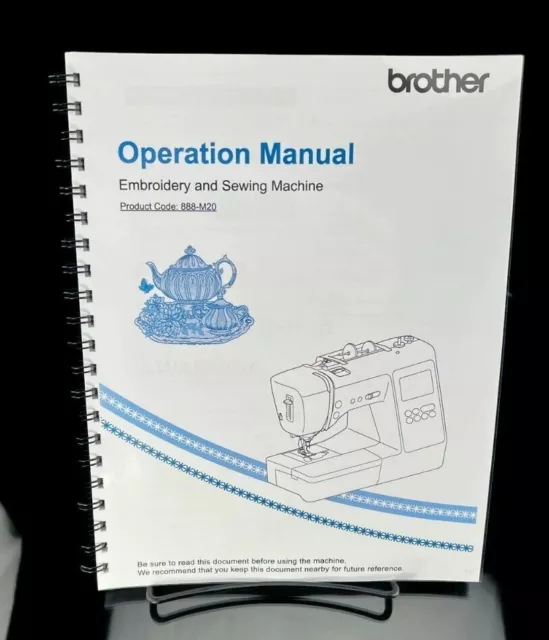 Brother SE600 Sewing Machine Manual User Guide COLOR Copy Reprint Instructions