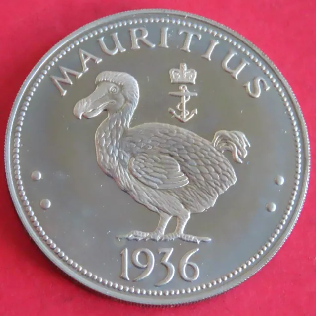 Mauritius 1936 Edward Viii Proof Pattern Milled Edge Crown