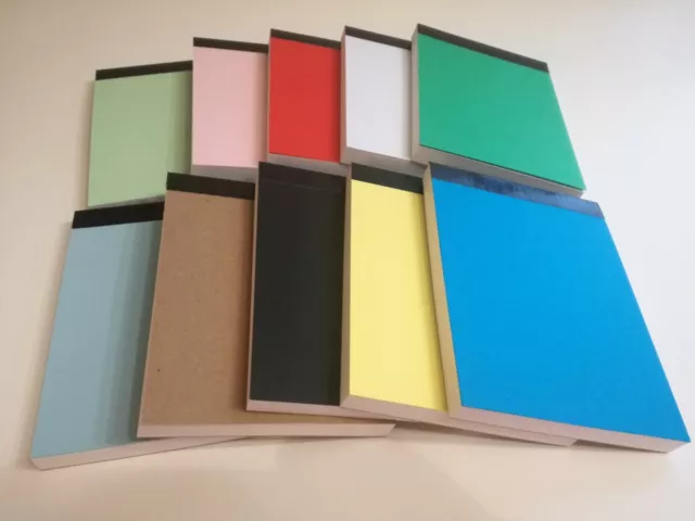 4 A5 Notebook Einfach Weisses Papier Jotter Memo Notepad 50 Blatt Pro Pad