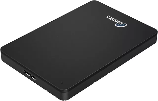 Sonnics 500GB Black External Portable Hard Drive USB 3.0 Compatible with Windows