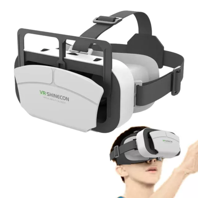 3D-VR-Headset mit 4,5-7,0-Zoll-Bildschirm, verstellbarem Kopfband