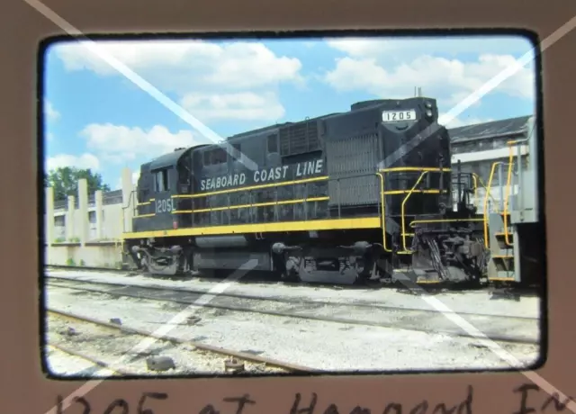Original '76 Kodachrome Slide SCL Seaboard Coast Line 1205 RS11 Hammond    40N23