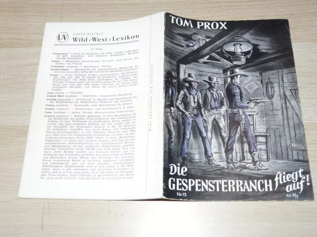 TOM PROX Nr. 12: Die Gespensterranch fliegt auf!, Original UTA-Verlag