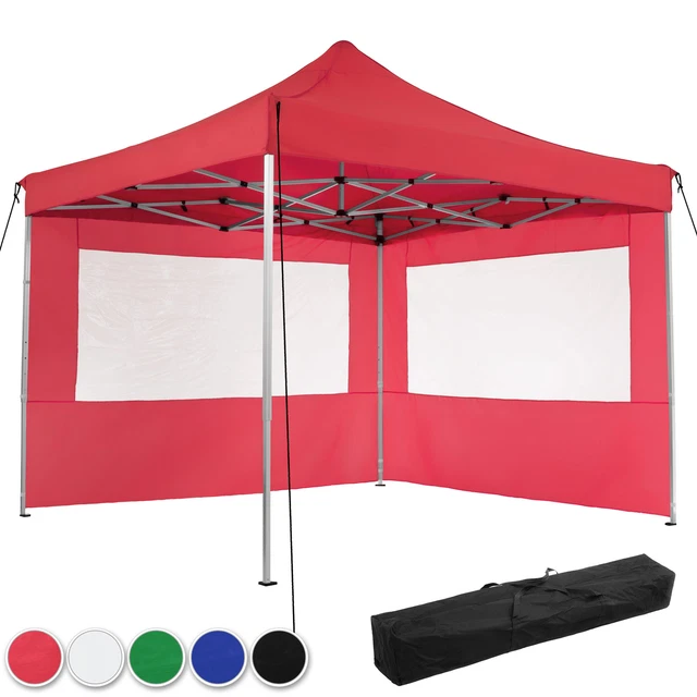 Alu Falt Pavillon Klapp Zelt 3x3m Festzelt Gartenzelt Partyzelt wasserdicht
