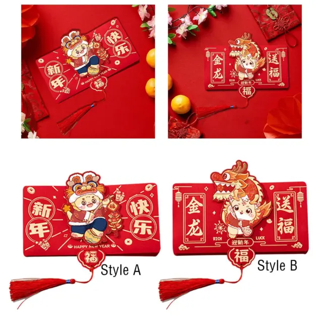 Buste rosse per Capodanno cinese Drago 2024 Pacchetti drago per articoli per