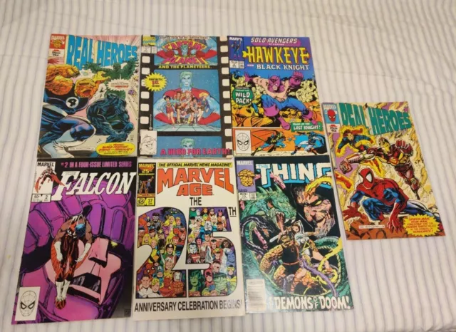 Lot Of 7 comic books Various Issues Some Rare🔥