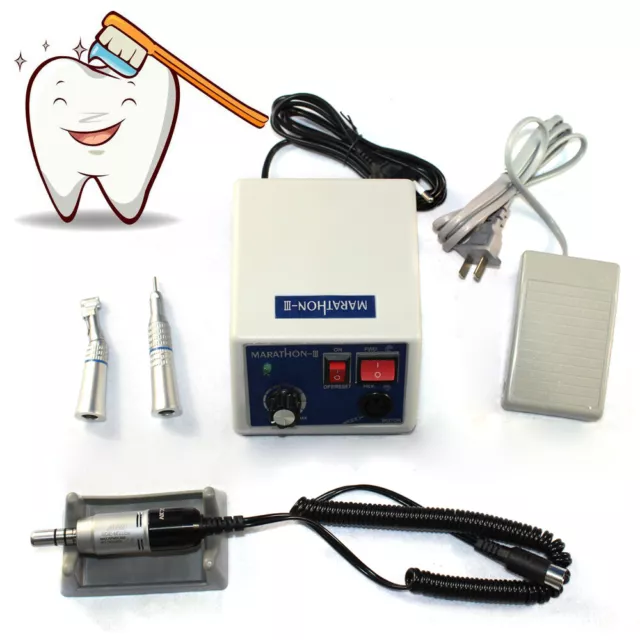 Dental Lab Marathon Micro Motor Drill Polisher Machine N3 and 35K RPM Handpiece