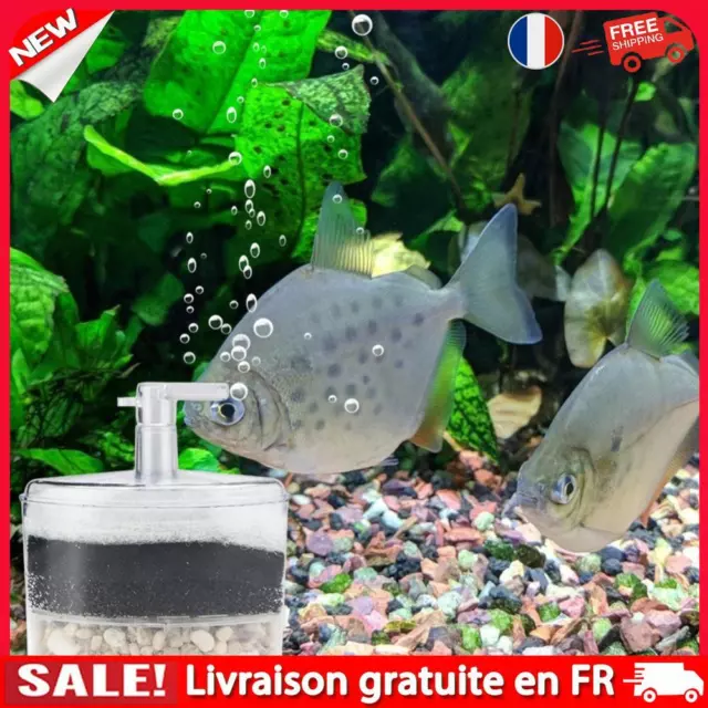 Mini Aquarium Fish Tank Filter Oxygen Submersible Air Pneumatic Water Purifier