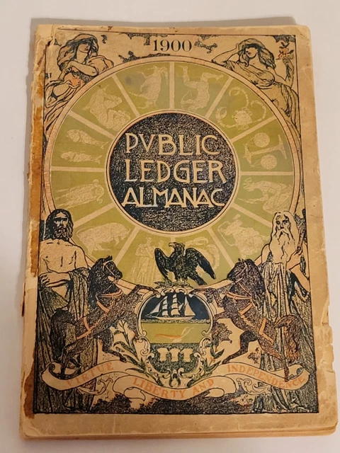 1900 Public Ledger (Philadelphia) Almanac Book - Nice Collectible - Pennsylvania