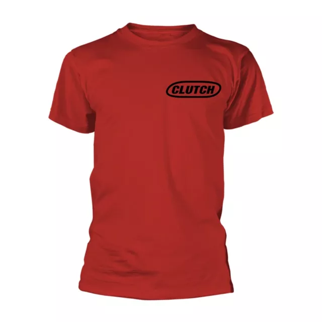 CLUTCH - CLASSIC LOGO (BLACK/RED) RED T-Shirt XX-Large