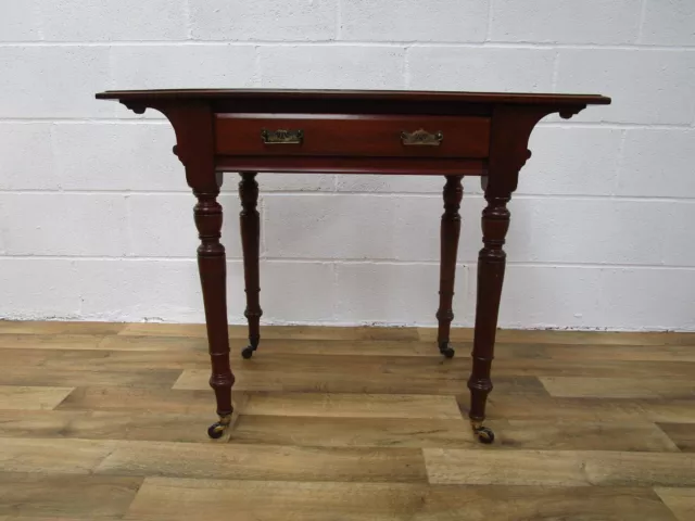 Lovely Antique Victorian Side /Console Mahogany 1 draw Writing Table