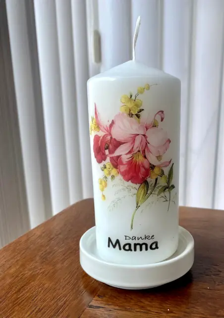 Kerzen mit Spruch MAMA,  Beschriftete Kerzen, Muttertagskerze,Geburtstagskerze