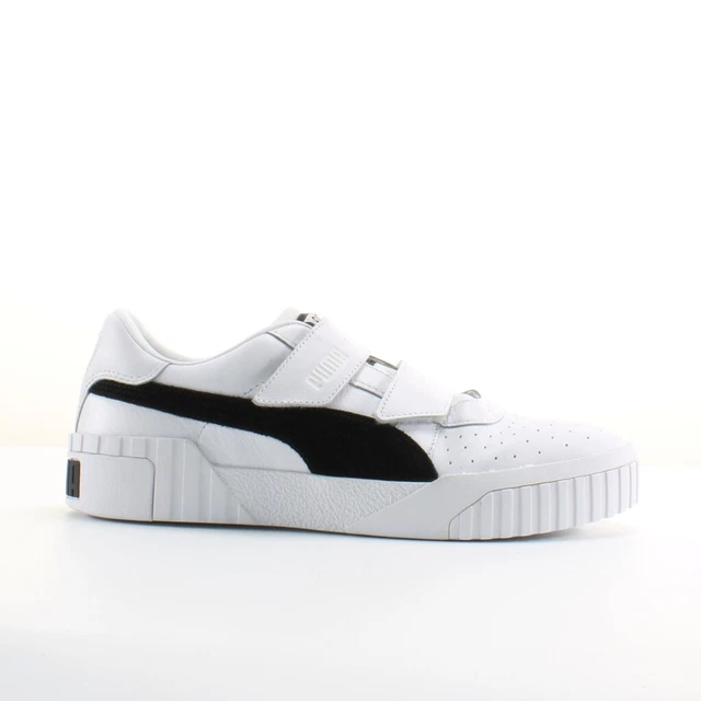 PUMA CALI V x Selena gomez White Leather Strap Up Womens Trainers
