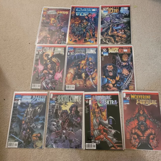 Devil's Reign 10 Comic Lot  Top Cow Image Silver Surfer Ghost Rider Wolverine NM