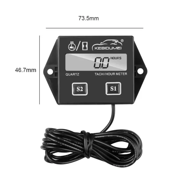 Motor inductivo medidor de RPM motor velocímetro velocímetro medidor digital 3