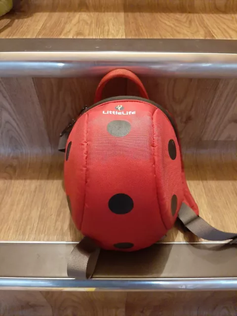 LittleLife Ladybird Toddler Backpack Safety Reins & Hood