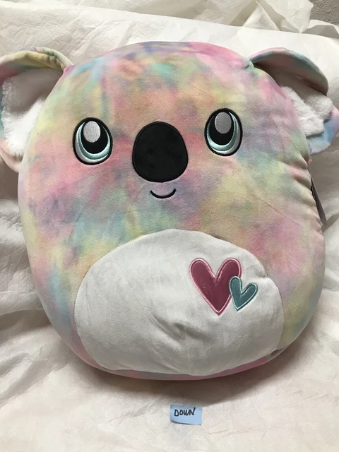 Squishmallow Katya the Koala Tie Dyed Valentines Day 2021 XL Plush Kellytoy NWT