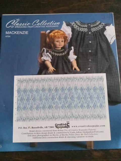 Plato para esmopear creativo #704 MacKenzie Bishop muñeca niño 2001