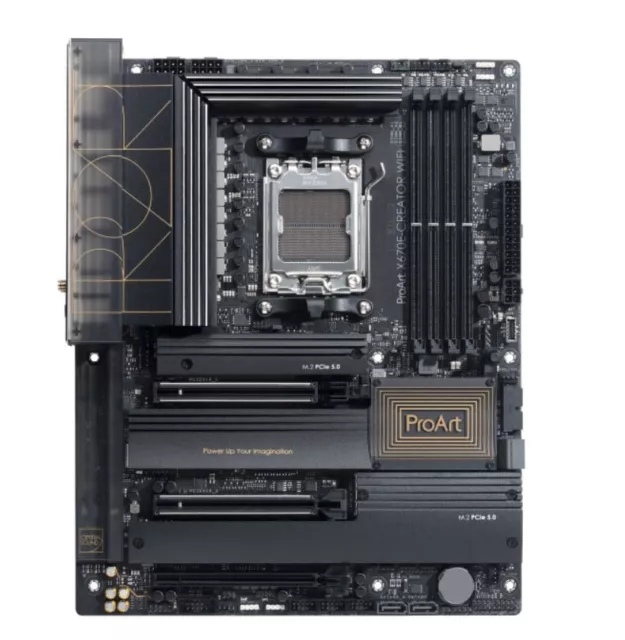 ASUS AMD X670E ProArt X670E-CREATOR WIFI (AM5) ATX Motherboard 4x DDR5 128GB, 2x