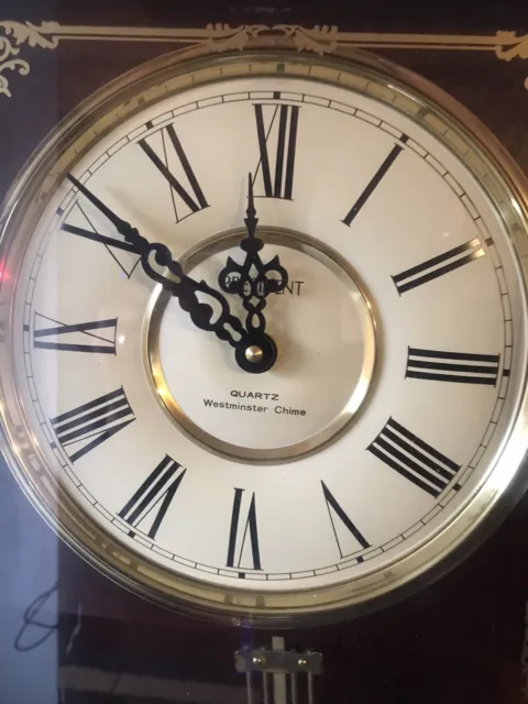 President Quartz Westminster Chime Wall Clock