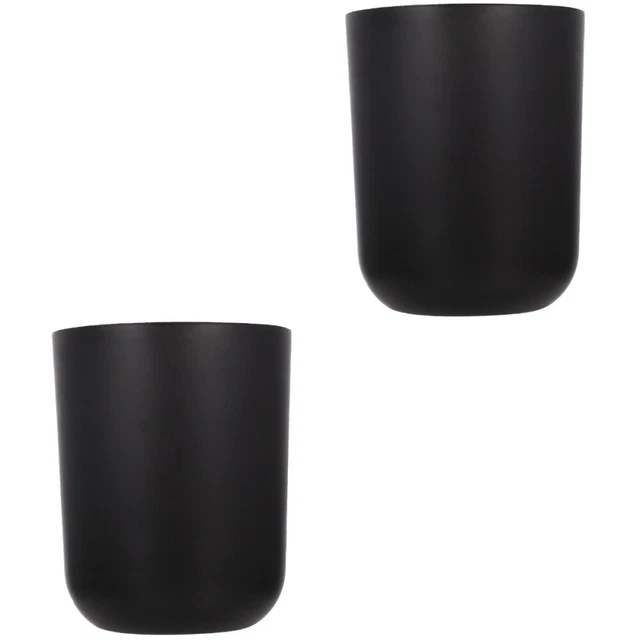 2pcs Haushalt PP Mülleimer Dose Schlafzimmer Asche-Bin-Abfall Eimer Müllbehälter
