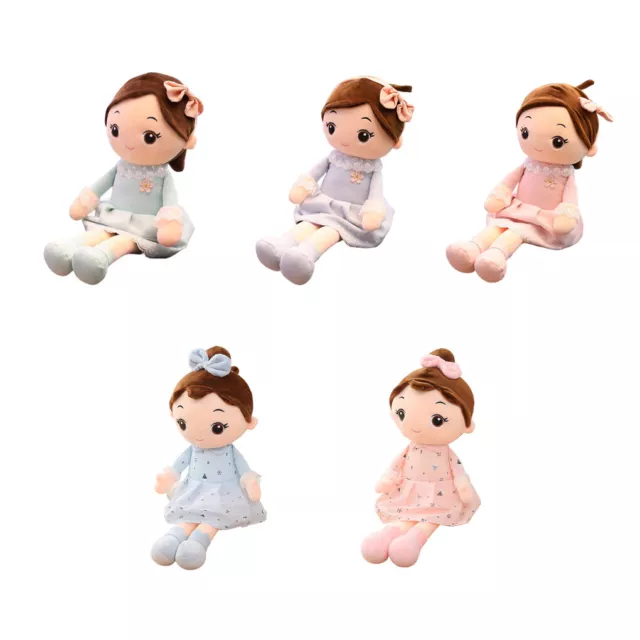 40-45cm Plush Girls Doll with Clothes Kid Baby Appease Toys Soft Cartoon Toy