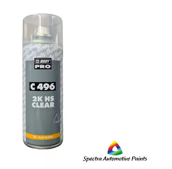 Hb 496 2K Gloss Clear Paint Hs 400Ml High Spray Touch Up Automotive Top Coat