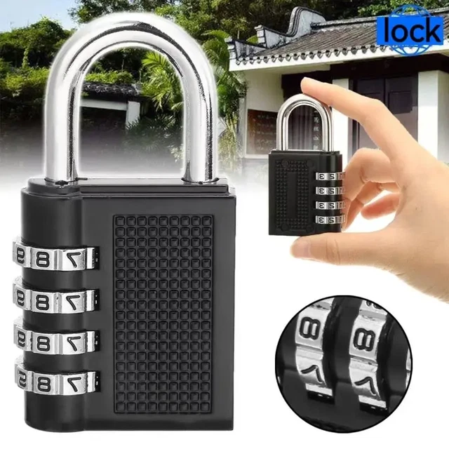 Cadenas à Combinaison 4 Chiffres Laiton 30 Mm - Marque Evoe - Neuf Sous Emballage