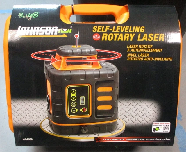 JOHNSON SELFLEVELING ROTARY Laser Level 406539 BRAND NEW 199.95