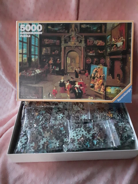 Puzzle 5000 Ravensburger Parc Fleuri 1985 Neuf