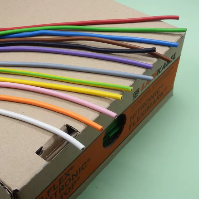 5m Litze PVC Aderleitung Flexibel 1,5mm² H07V-K Lapp Kabel - Farbwahl