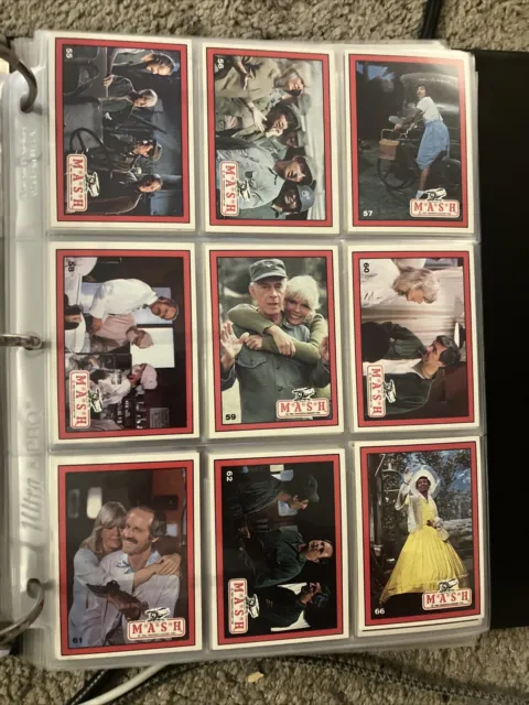 1982 Donruss Mash Trading Cards Lot. 65 Total Cards M*A*S*H Vintage Collection 2