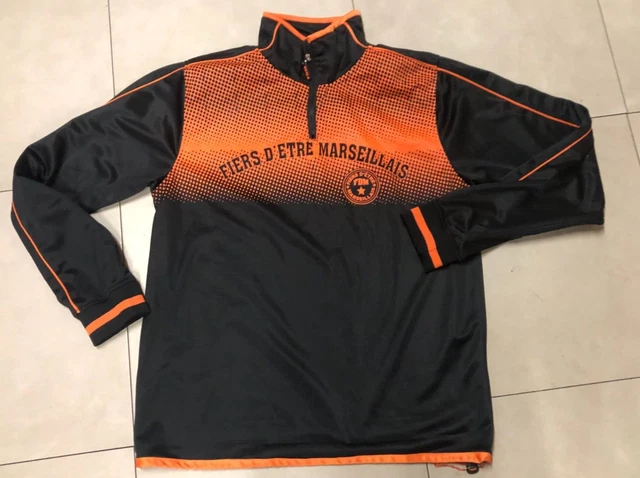 Maillot Vintage Olympique De Marseille – Socios – Laurent Blanc / Ericsson – Taille 6-8 Ans
