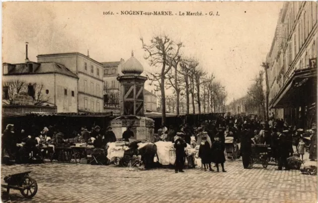CPA NOGENT sur MARNE Le Marche. (509436)