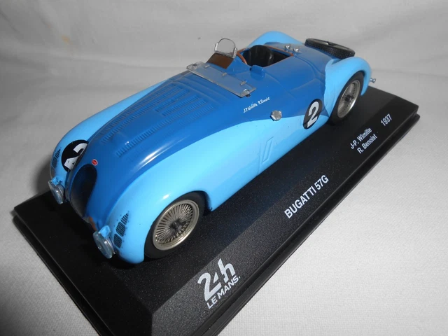 🏎️ Miniature NO SPARK MG PB Midget #54 - 4e Aux 24H Du Mans 1937 - 1/43 S.L.M. 43 - Rare