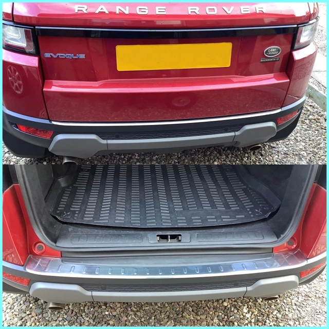 CHROME REAR BUMPER Protector Scratch Guard For RANGE ROVER EVOQUE 2011