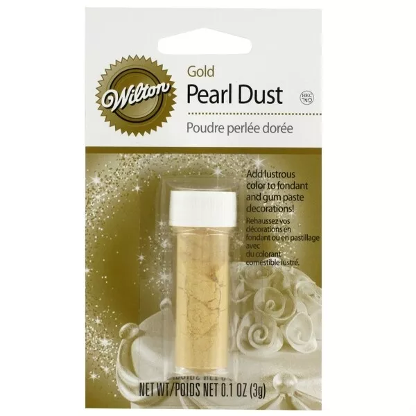 Gold Cake Decorating Pearl Dust 1.4g Pk 1