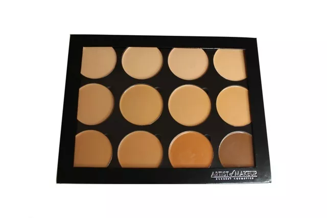 Make-up Artist Zukreat Cosmetics Pro 12 x leuchtende Foundation Palette