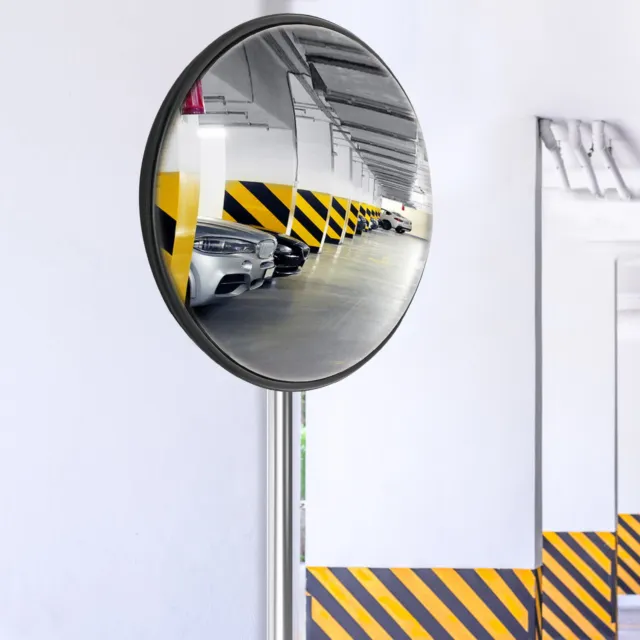 Round Convex Corner Mirror Free Standing For Garages Parking Lots Warehouses